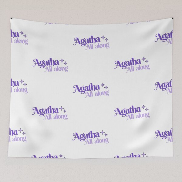 Item preview, Agatha All Along purple designed and sold by Curtiseart.