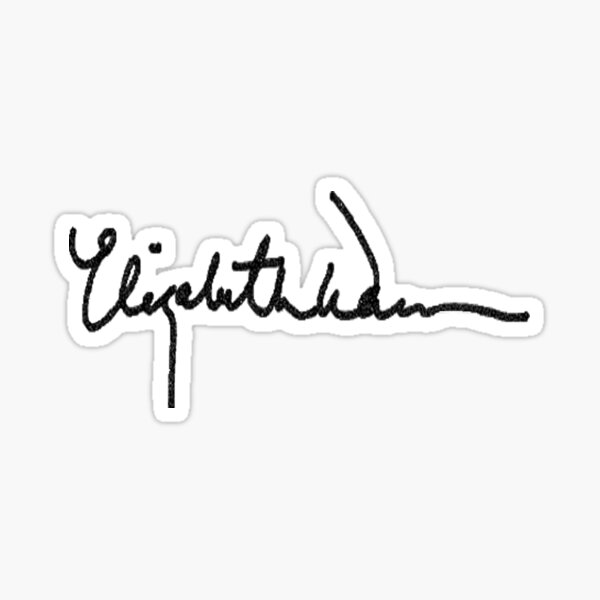 Item preview, Elizabeth Warren Signature designed and sold by itsmebecca.