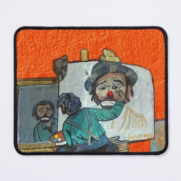 Item preview, Sad Clown, Emmett Kelly, Clown Art, Man Portrait, Sad Clown face designed and sold by Artandstonesgr.