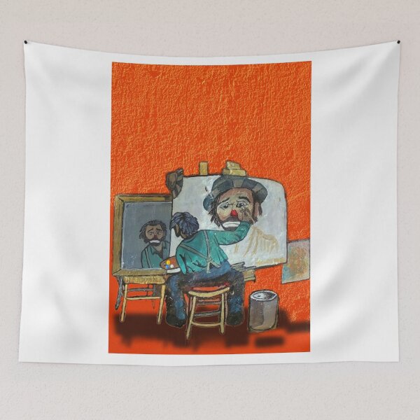 Item preview, Sad Clown, Emmett Kelly, Clown Art, Man Portrait, Sad Clown face designed and sold by Artandstonesgr.