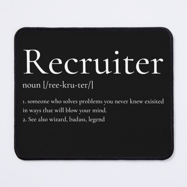 Item preview, Definition of Recruiter Funny Design designed and sold by Click-Like.