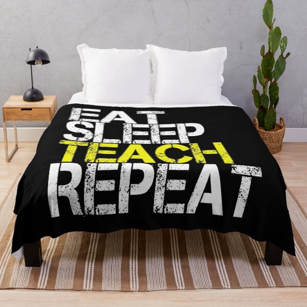 Item preview, Eat Sleep Teach Repeat, Grunge designed and sold by ACC .