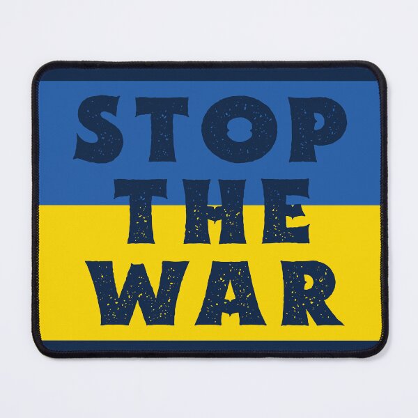 Item preview, support ukraine t shirts stop the war protes sign designed and sold by Feline Rockstars.