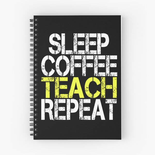 Item preview, Sleep Coffee Teach Repeat, Grunge  designed and sold by ACC .
