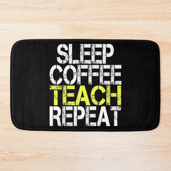 Item preview, Sleep Coffee Teach Repeat, Grunge  designed and sold by ACC .