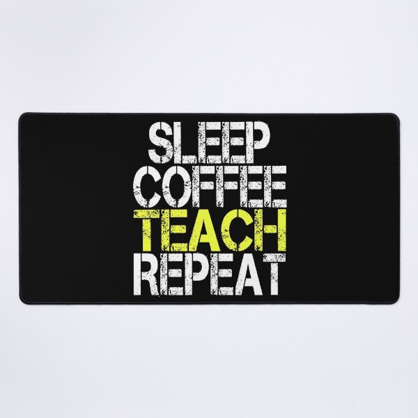 Item preview, Sleep Coffee Teach Repeat, Grunge  designed and sold by ACC .