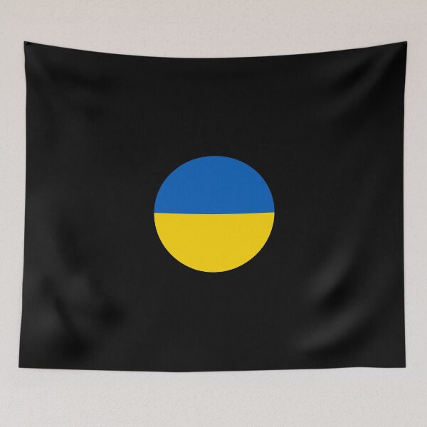 Item preview, Ukraine Ukrainian flag banner designed and sold by GeogDesigns.