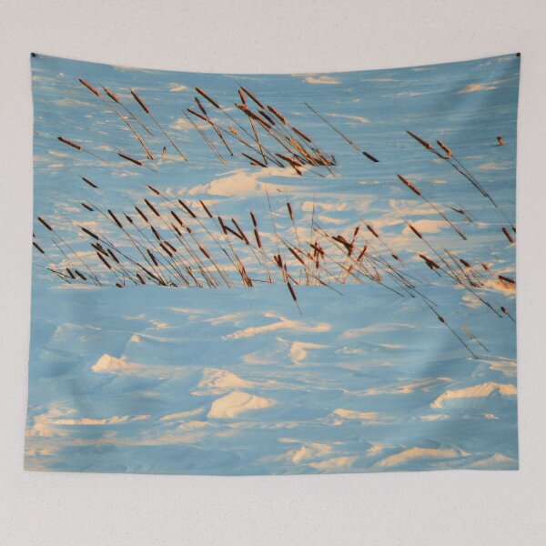 Item preview, Snowy Field with Reed designed and sold by Nicole Kiefer.