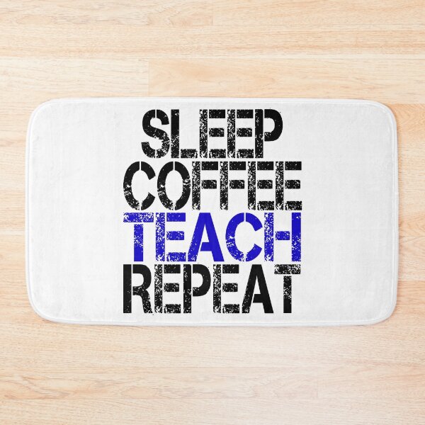 Item preview, Sleep Coffee Teach Repeat, Grunge  designed and sold by ACC .