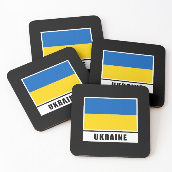 Item preview, Ukraine Ukrainian flag banner designed and sold by GeogDesigns.