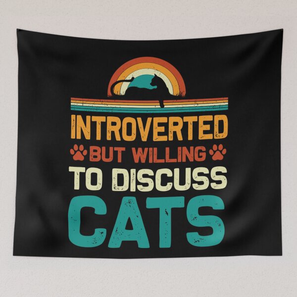 Item preview, Introverted But Willing To Discuss Cat Essential designed and sold by LorenCriswel.