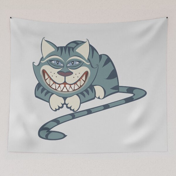 Item preview, LONG-TAILED CAT WITH TOOTHY SMILE designed and sold by Jean Gregory Evans.