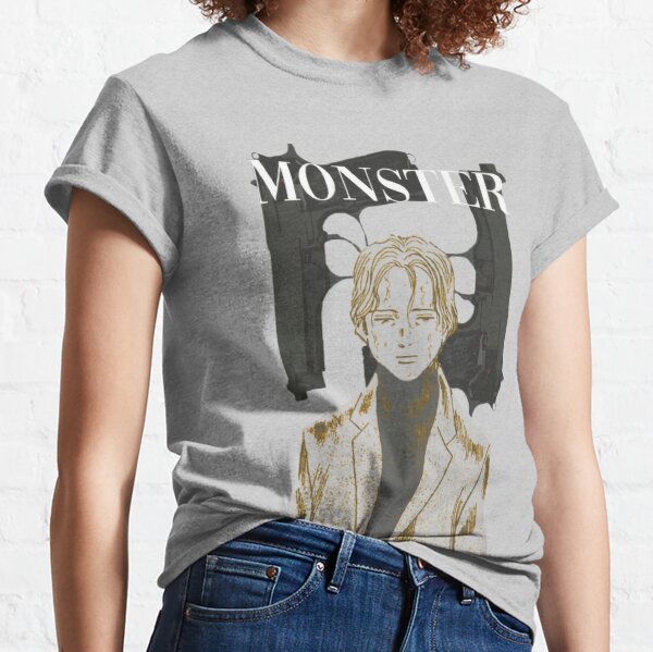 Monster Johan liebert T-shirt Kenzo Tenma naoki urasawa Black Shirt All  SIZES