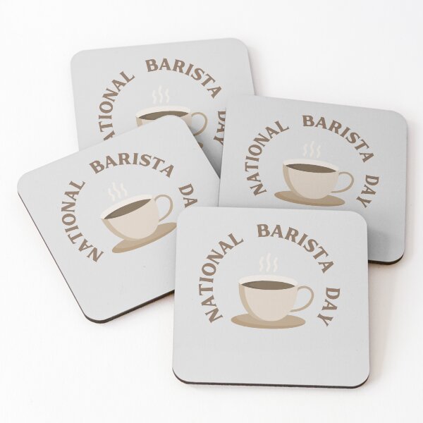 Item preview, National barista day stickers and t-shirt design designed and sold by TheJojoman.