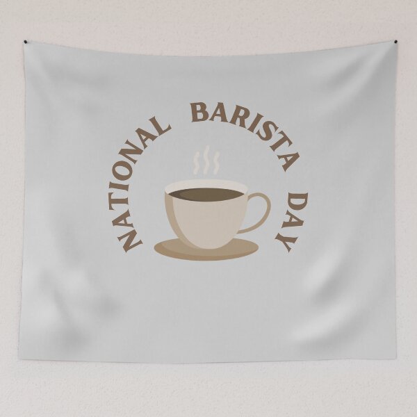 Item preview, National barista day stickers and t-shirt design designed and sold by TheJojoman.