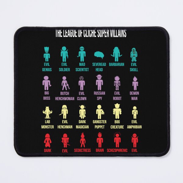 Item preview, League of cliche supervillain designed and sold by rolito86.