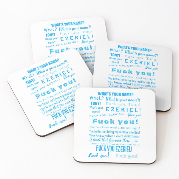 Item preview, Fuck You Tony! Blue      designed and sold by TexteelShop.