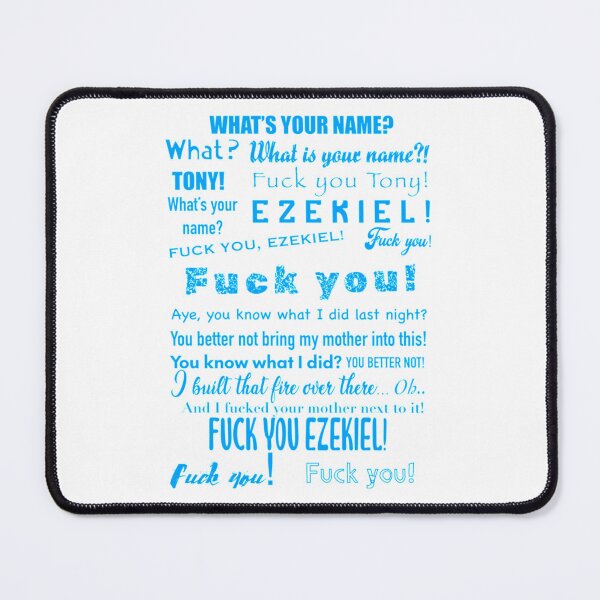 Item preview, Fuck You Tony! Blue designed and sold by TexteelShop.