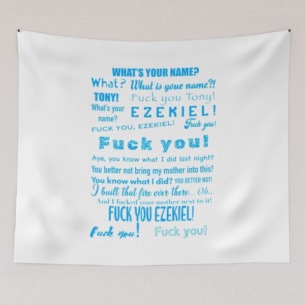 Item preview, Fuck You Tony! Blue      designed and sold by TexteelShop.