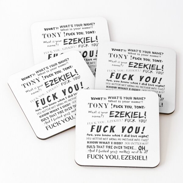 Item preview, Hey What_s Your Name Tony and Ezekiel Funny  Fitted Scoop  designed and sold by TexteelShop.