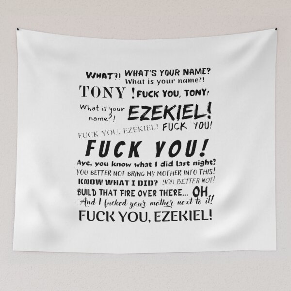 Item preview, Hey What_s Your Name Tony and Ezekiel Funny  Fitted Scoop  designed and sold by TexteelShop.
