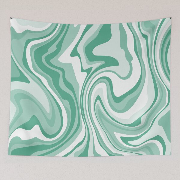 Item preview, GREEN WAVEY designed and sold by Lily Art.