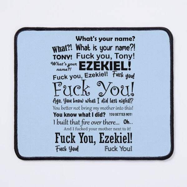 Item preview, Tony and Ezekiel What_s your name designed and sold by TexteelShop.