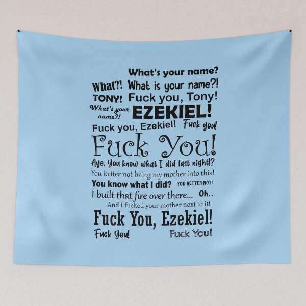Item preview, Tony and Ezekiel What_s your name   designed and sold by TexteelShop.