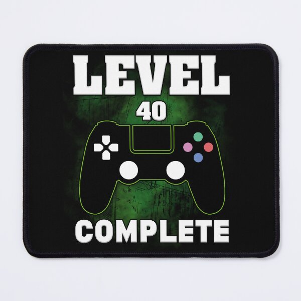 Item preview, Level 40 Complete | Video Gamer 40 Year Birthday Gift Funny designed and sold by Desibeau.