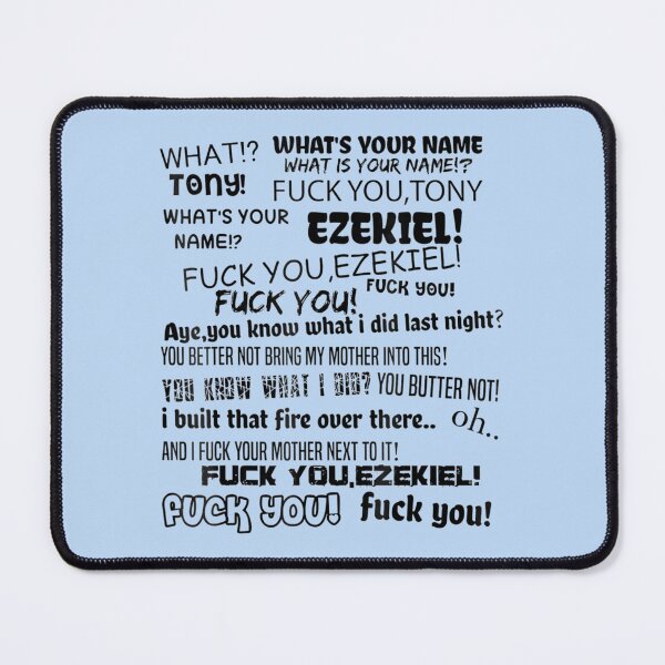 Item preview, Tony and ezekiel funny meme designed and sold by TexteelShop.