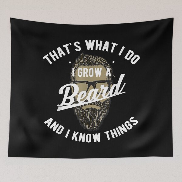 Item preview, That's What I Do I Grow A Beard And I Know Things T-Shirt designed and sold by AmeliaDaralis.