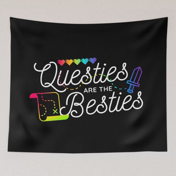 Item preview, Questies Are The Besties designed and sold by Colorful Misfits.