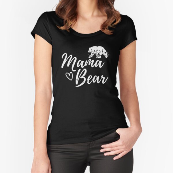 I Love You Mom, Best Mom, Floral Mama Bear Graphic Design T Shirts