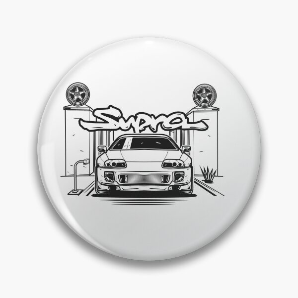 Item preview, Toyota Supra MK4 Front View Design designed and sold by TrilogyMerch.