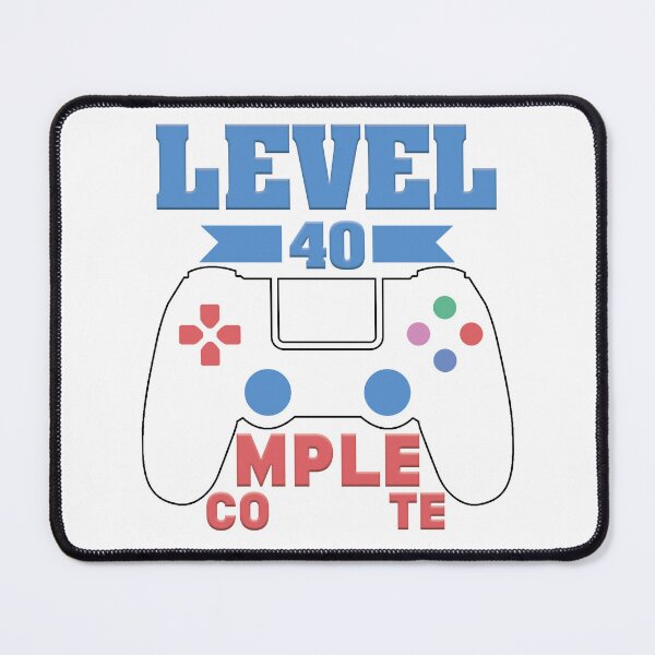 Item preview, Level 40 Complete | Video Gamer 40 Year Birthday Gift Funny designed and sold by Desibeau.