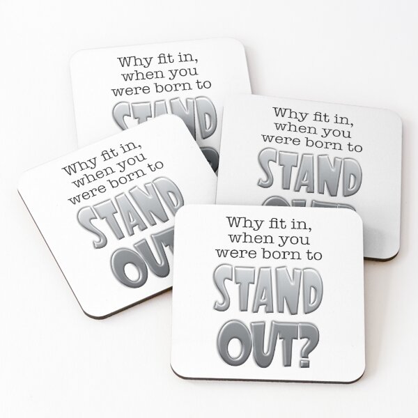 Item preview, Why Fit In When You Were Born to Stand Out? designed and sold by SuzyTurner.