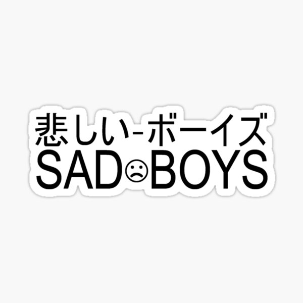 Sad Boys Sticker For Sale By Lionheartarts Redbubble 4381