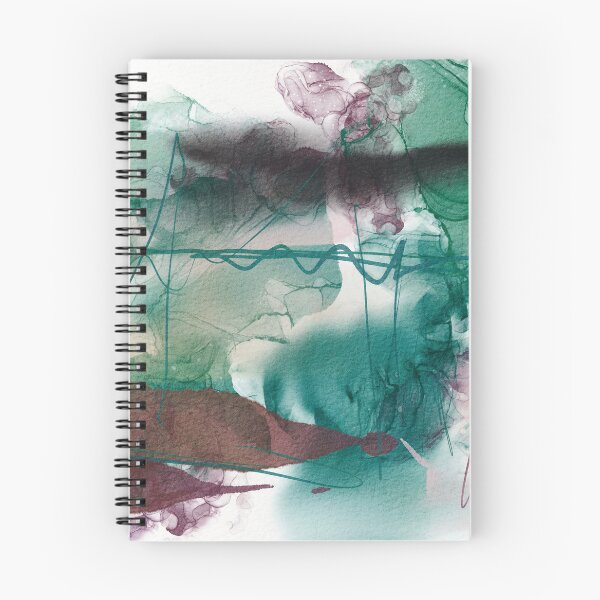 Aperçu de l'œuvre Résumé d'encre violet et vert créée et vendue par ItsOnlyTheMoon.