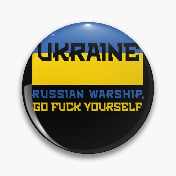 Item preview, Support Ukraine! Russian Warship, Go Fuck Yourself  In honor of the brave and heroic soldiers on Sn designed and sold by TammiDongieux.