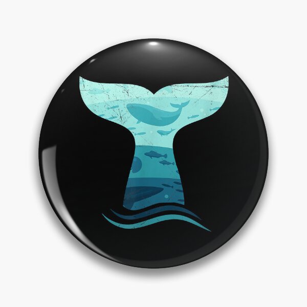 Item preview, Whale Tail in Waves Orca Ocean designed and sold by vincentalan.