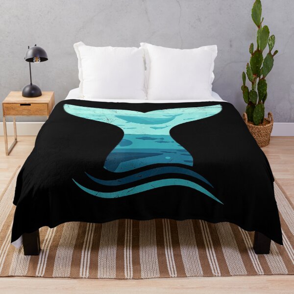 Item preview, Whale Tail in Waves Orca Ocean designed and sold by vincentalan.