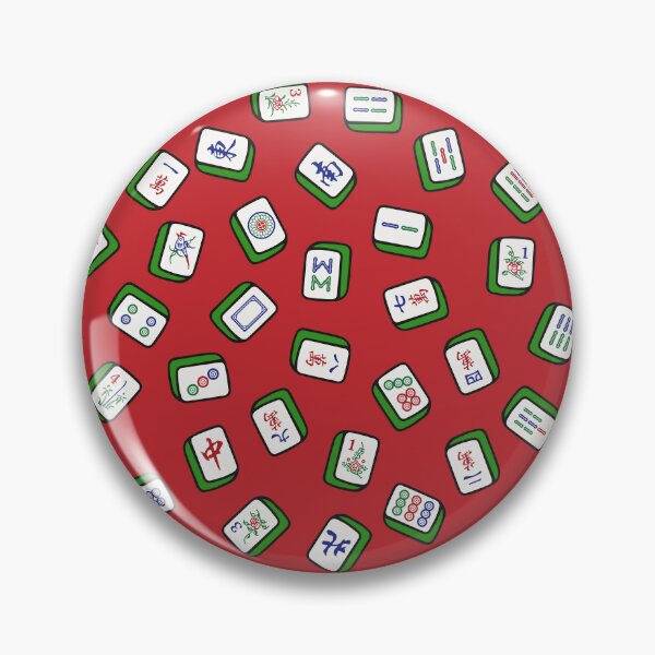 Item preview, Scattered Mahjong Game Tiles in Red Background. It's Mahjong Time! designed and sold by teeworthy.