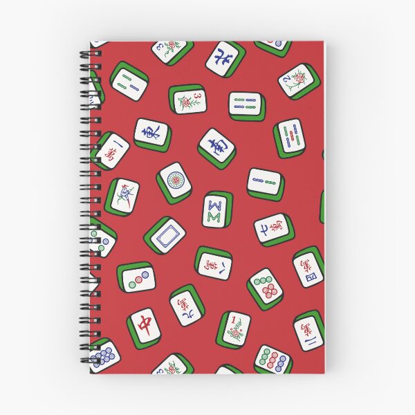 Item preview, Scattered Mahjong Game Tiles in Red Background. It's Mahjong Time! designed and sold by teeworthy.