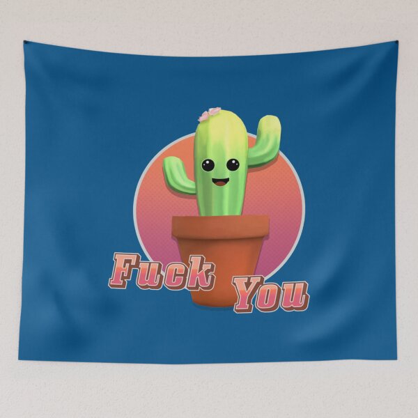 Item preview, happy cactus give you a happy fuck you      designed and sold by TexteelShop.