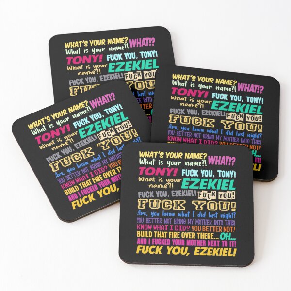 Item preview, Hey What_s Your Name Tony And Ezekiel Funny Meme   designed and sold by TexteelShop.