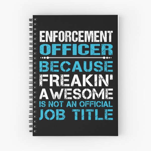 Item preview, Enforcement Officer T Shirt - Freaking Awesome Job Gift Item Tee designed and sold by oetate4774.