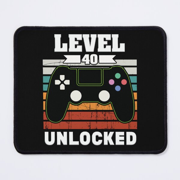 Item preview, Level 40 Unlocked | Gift ideas for gamer dads designed and sold by Desibeau.