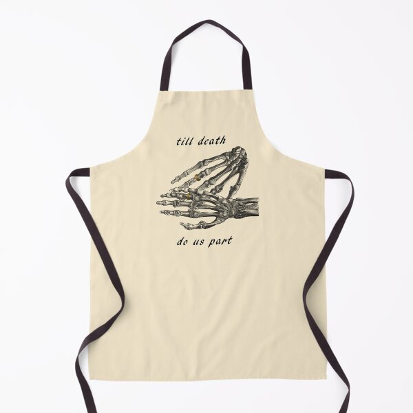 Item preview, Till death do us part skeleton hands (cream) designed and sold by Madame Memento.
