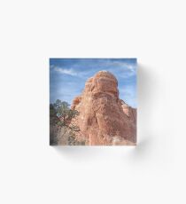 The Happy Rock Acrylic Block