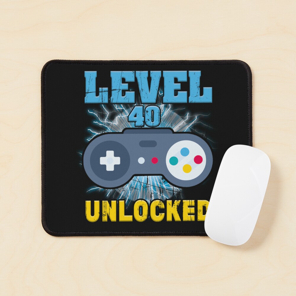 Level 40 Unlocked Gamer 40th Birthday Gift Greeting Card for Sale by  Alfalfalfa90